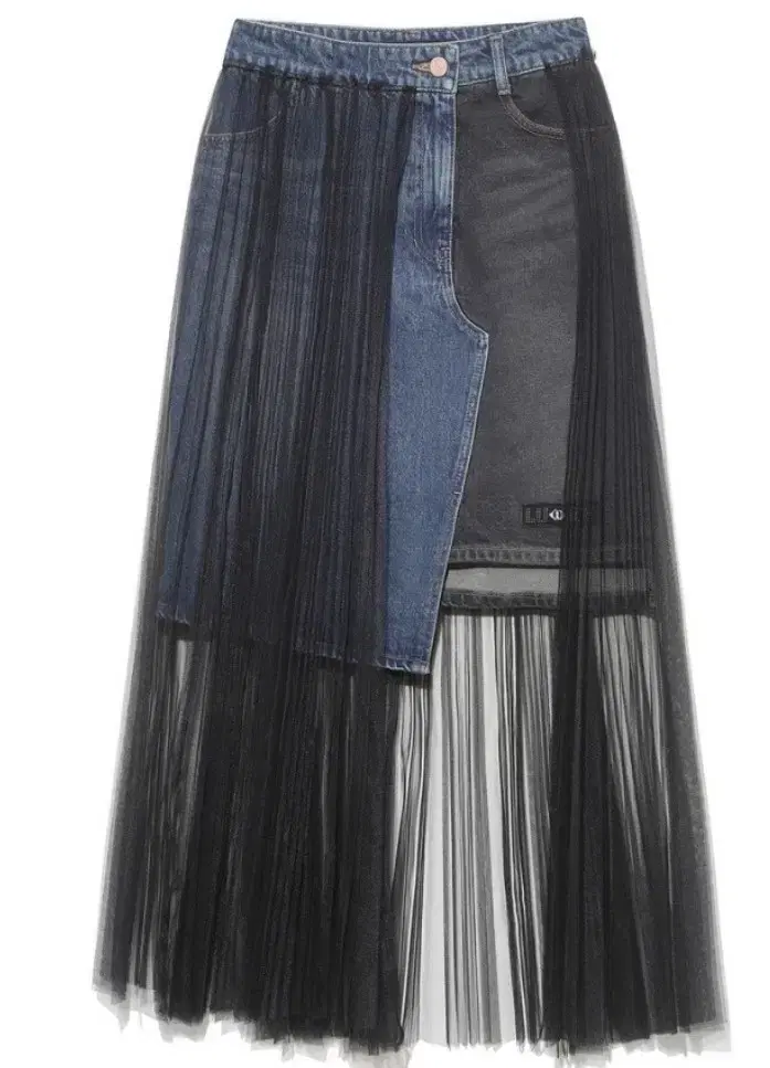 COYSEIO WAIST PANEL SKIRT CHARCOAL
